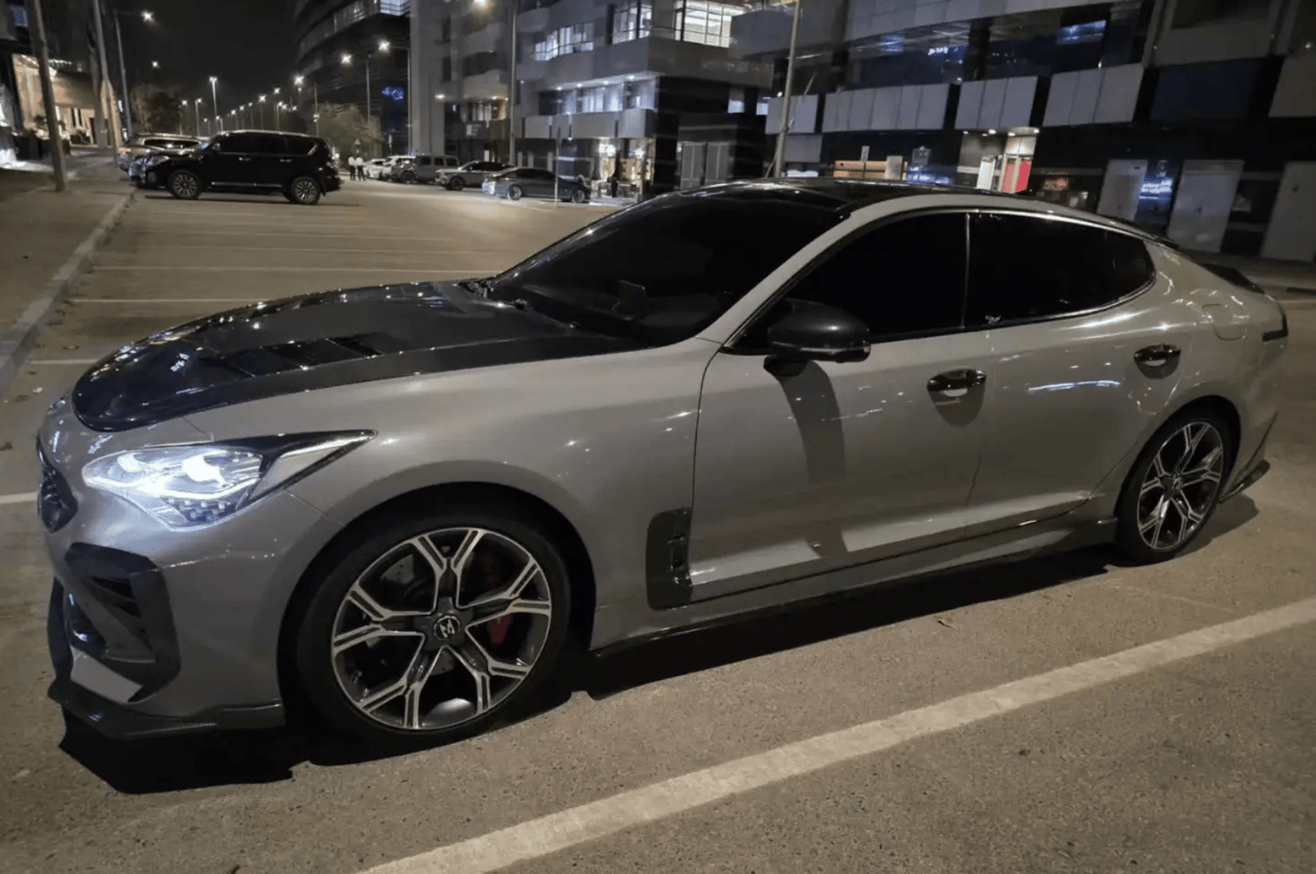 KIA STINGER AM Style Vented Hood Bonnet 2017-2020