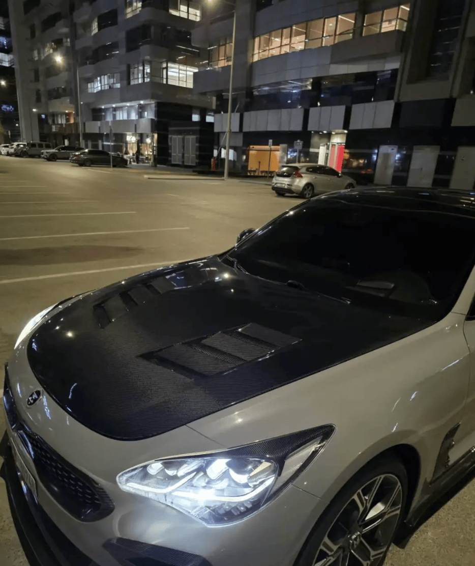 KIA STINGER AM Style Vented Hood Bonnet 2017-2020