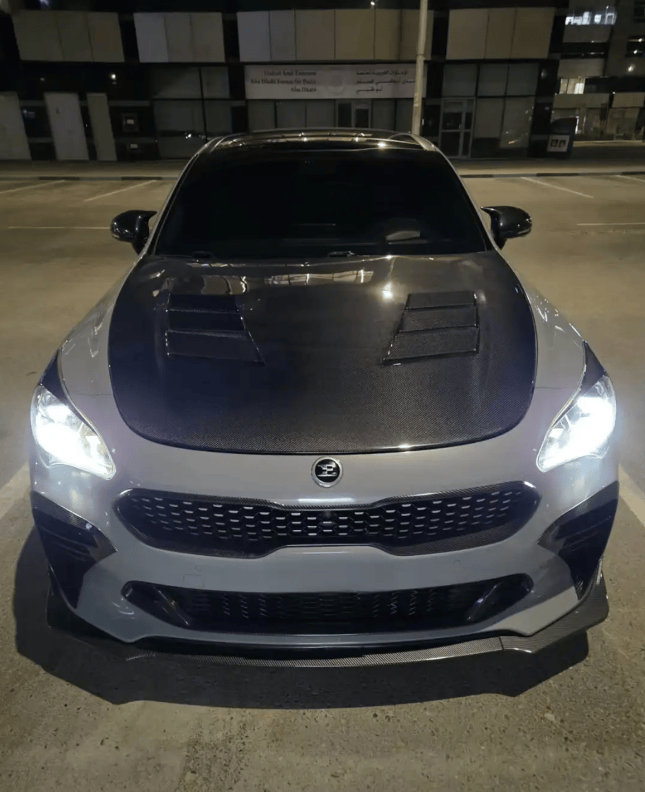 KIA STINGER AM Style Vented Hood Bonnet 2017-2020