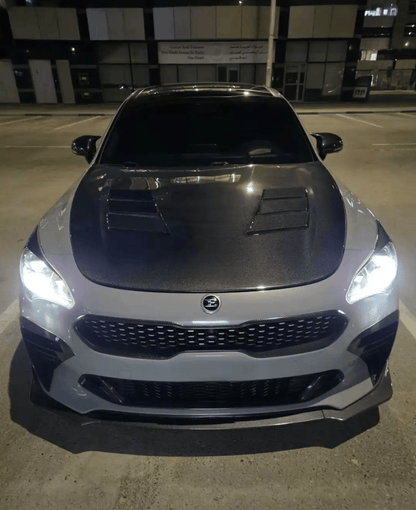 KIA STINGER AM Style Vented Hood Bonnet 2017-2020