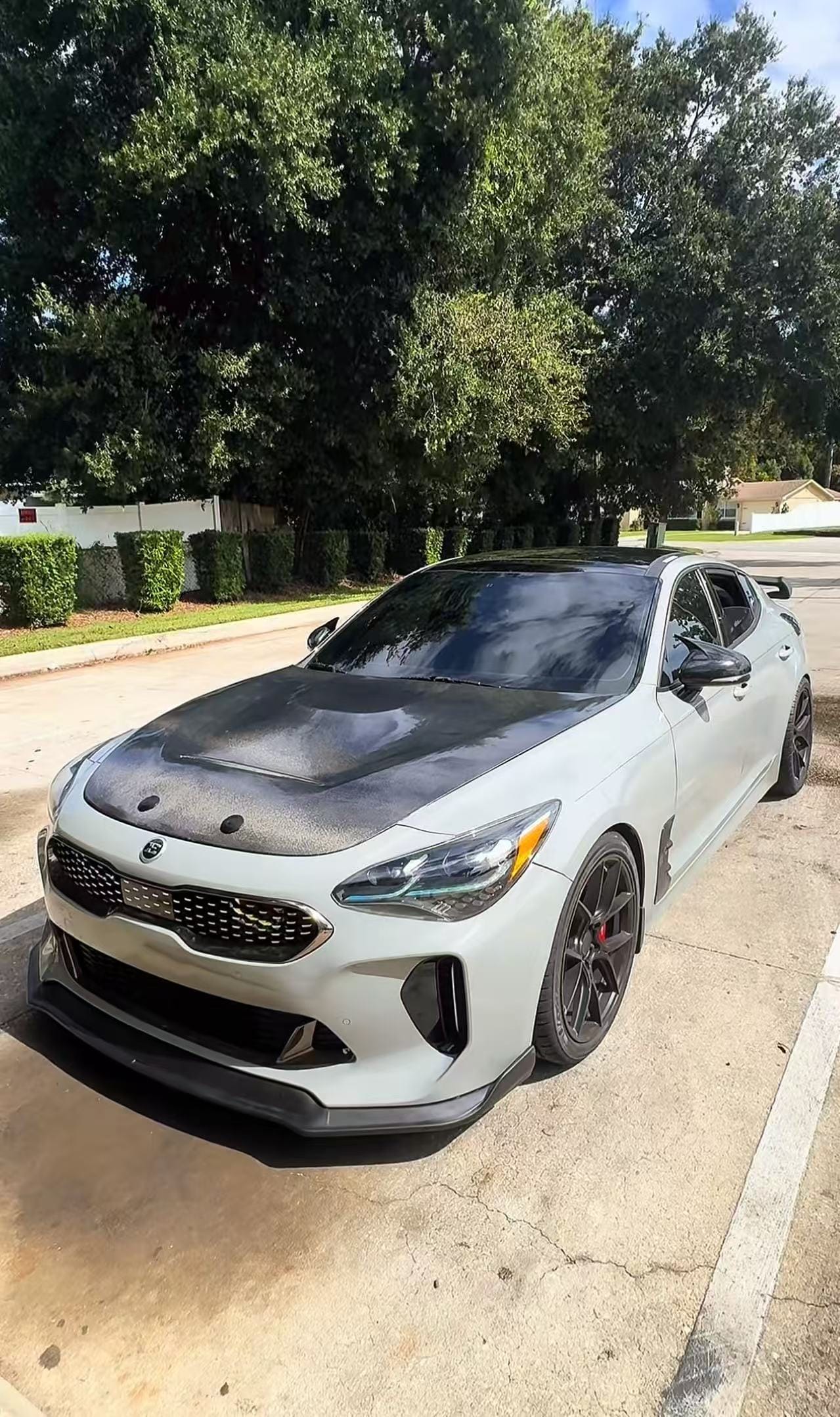 KIA STINGER GTS Style Vented Hood Bonnet 2017-2020