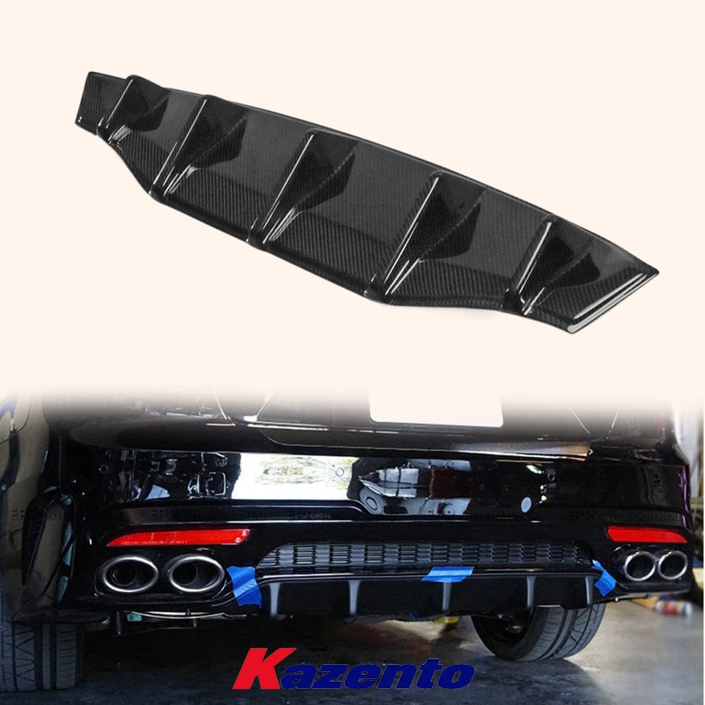 Kia Stinger Sedan M Style Rear Diffuser Addon (OE Bumper Only) 18-23 Kazento Carbon Parts 车身侧板