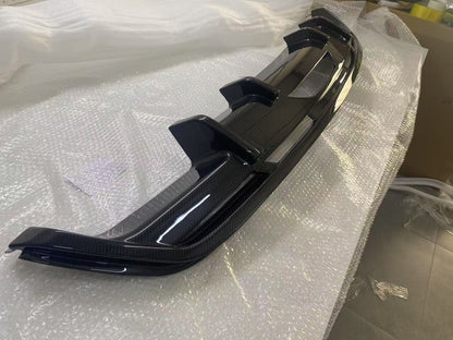 Lexus LC 500 URZ100 2017-22 TM Type Carbon Rear Bumper Under Diffuser Lip