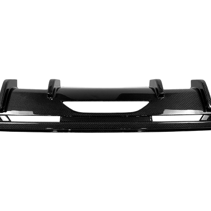 Lexus LC 500 URZ100 2017-22 TM Type Carbon Rear Bumper Under Diffuser Lip