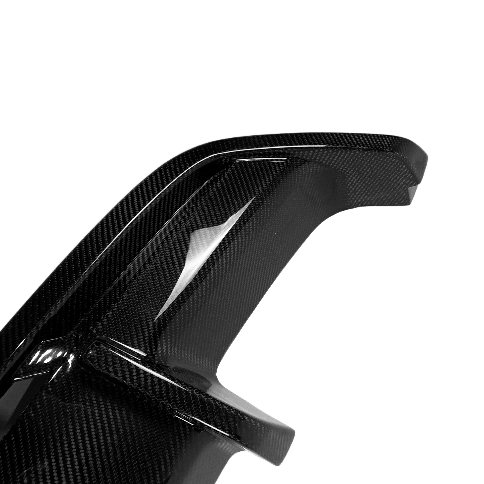 Lexus LC 500 URZ100 2017-22 TM Type Carbon Rear Bumper Under Diffuser Lip