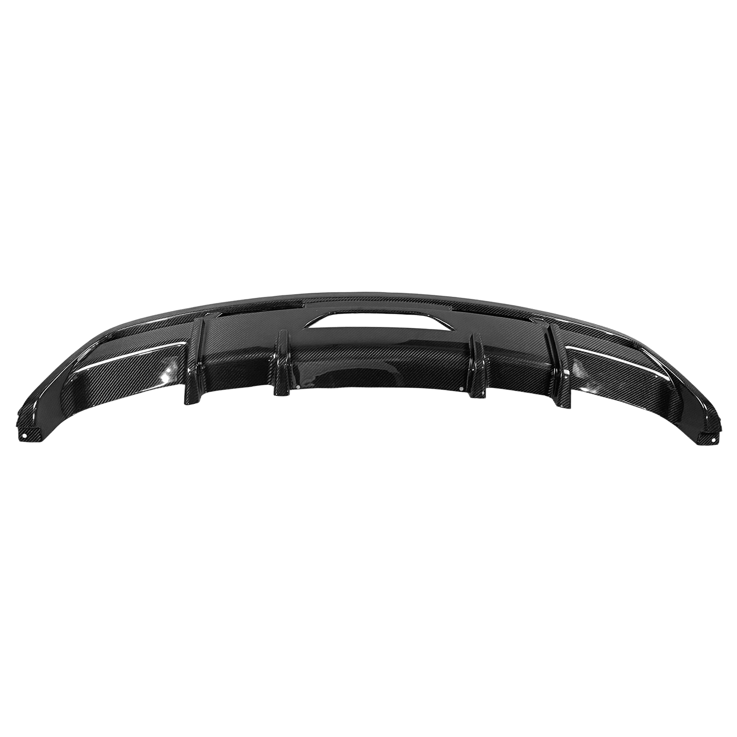 Lexus LC 500 URZ100 2017-22 TM Type Carbon Rear Bumper Under Diffuser Lip