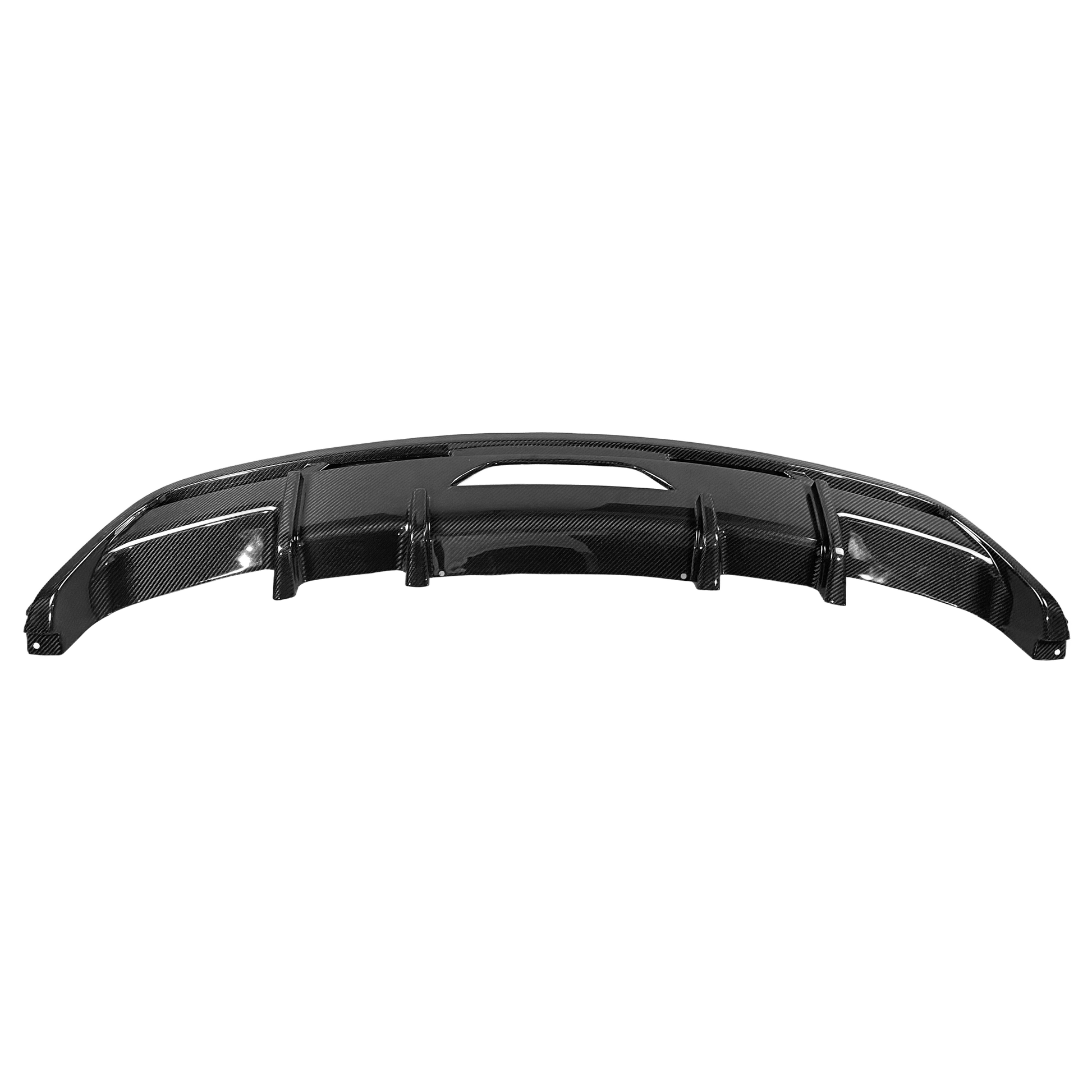 Lexus LC 500 URZ100 2017-22 TM Type Carbon Rear Bumper Under Diffuser Lip