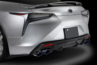 Lexus LC 500 URZ100 2017-22 TM Type Carbon Rear Bumper Under Diffuser Lip