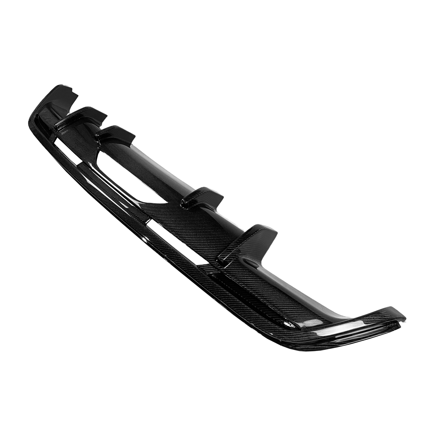 Lexus LC 500 URZ100 2017-22 TM Type Carbon Rear Bumper Under Diffuser Lip