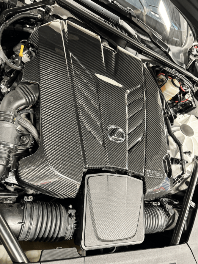 Lexus LC-500 URZ100 Pre-Preg Dry Carbon Engine Cover 2017+