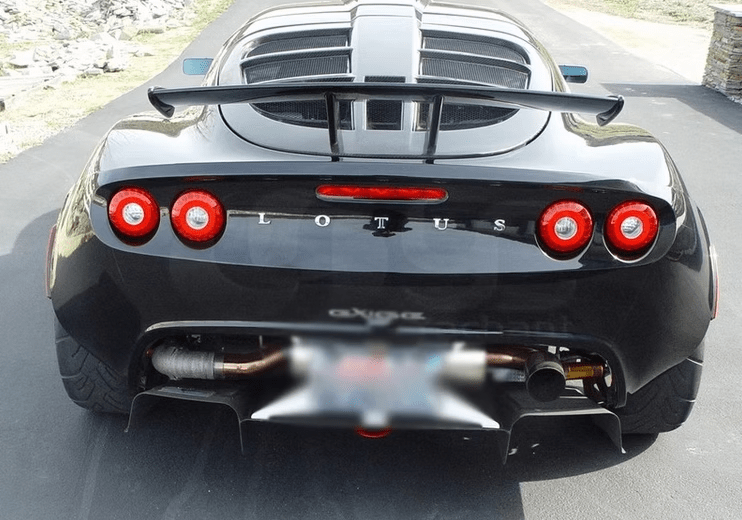 Lotus Exige S2 2004-11 KZ Style Carbon Fiber Rear Trunk Spoiler Wing Kazento Carbon Parts 车身侧板 Carbon Fiber LOTUS-RS-S2-CF