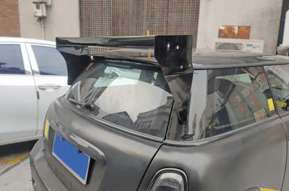 M7 Style Carbon Roof Spoiler (Aluminmum end cap) For Mini Cooper S R56 Kazento Carbon Parts 车身侧板