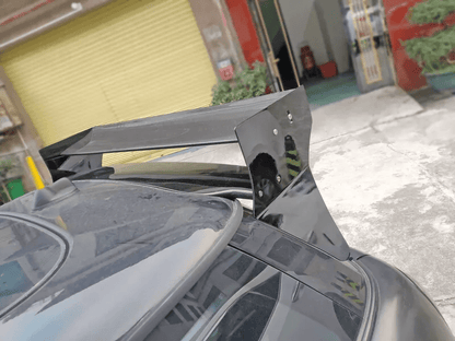 M7 Style FIberglass Roof Spoiler (Aluminmum end cap) For Mini Cooper S R56