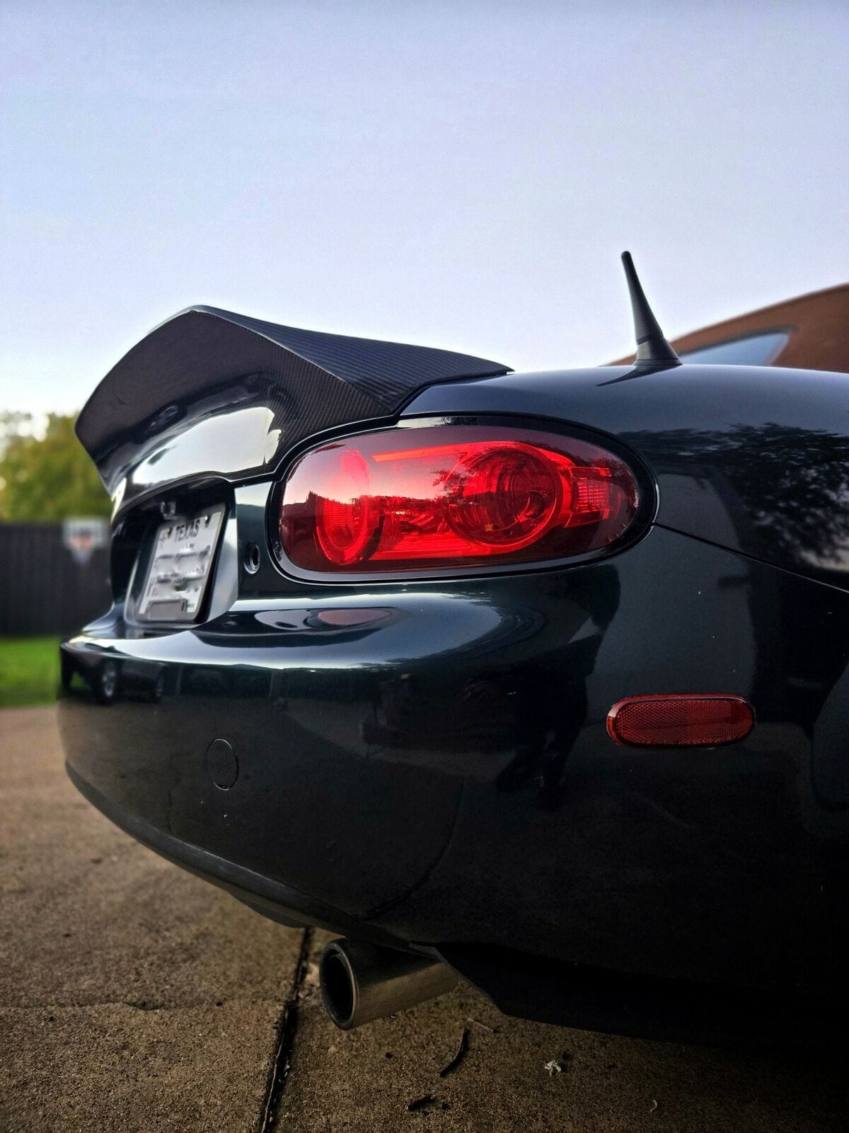 Mazda Mx5 Nc Roster Miata Rear Duckbill Spoiler (Soft Top Only) Carbon Kazento Carbon Parts 车身侧板 Carbon Fiber MX5-RS-EPA-NC-SOFT-CF