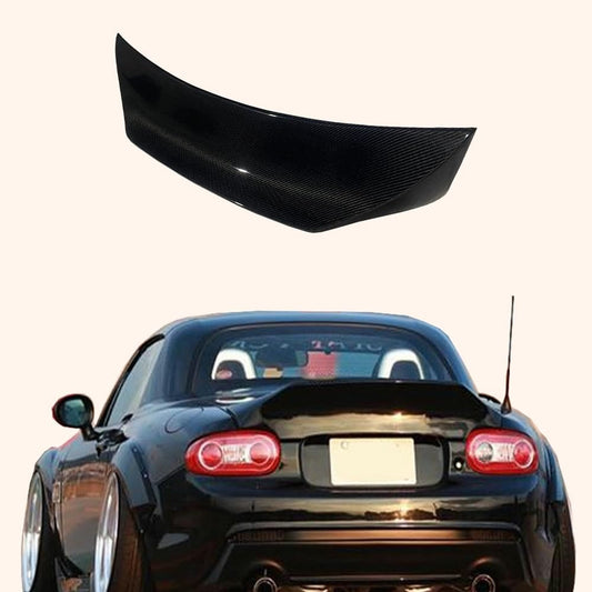 Mazda Mx5 Nc Roster Miata Rear Duckbill Spoiler (Soft Top Only) Carbon Kazento Carbon Parts 车身侧板 Carbon Fiber MX5-RS-EPA-NC-SOFT-CF