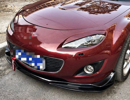 Mazda Mx5 Nc2 Ncec Roadster Miata Gv Style Front Bumper Lip Chin Splitter Spoiler Carbon Fiber