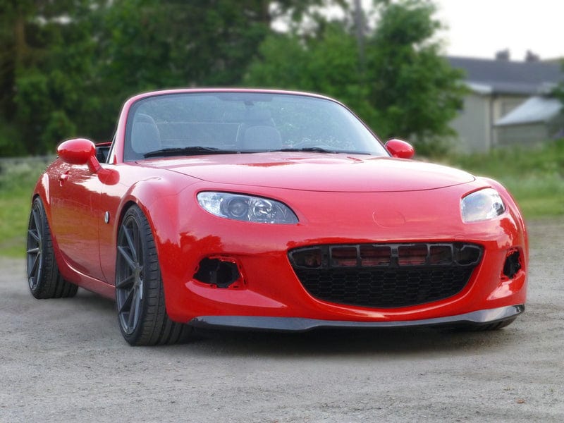 Mazda Mx5 Roaster Miata Nc Club Front Bumper Lip (Fits Nc3 Only) Chin Splitter Spoiler Carbon Fiber Kazento Carbon Parts 车身侧板 Carbon Fiber MX5-FL-CLUB-NC3-CF