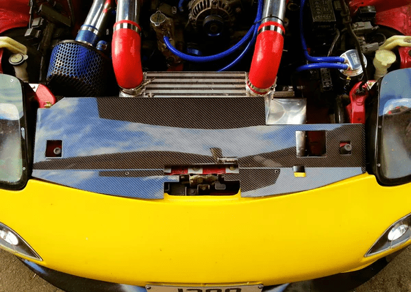 Mazda RX7 FD3S FD Carbon Engine Interior Cooling Panel Slam Cover Kazento Carbon Parts 车身侧板 Carbon Fiber FD3S-CP-CF