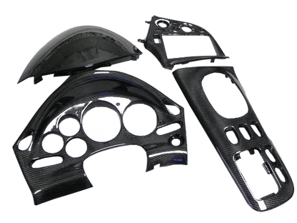 Mazda RX7 FD3S (LHD Only) Interior Cluster Console Dash (4pcs) Carbon