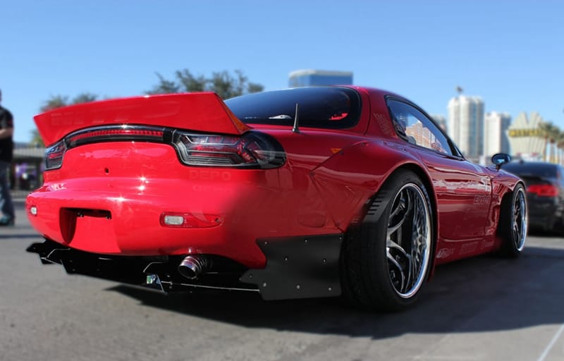 Mazda RX7 FD3S RB-Style Rear Bumper Under Diffuser 1992-1997