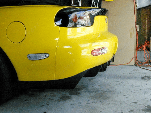 Mazda RX7 FD3S RE AMEMIYA Old Style Rear Diffuser 1992-1997 Kazento Carbon Parts 车身侧板