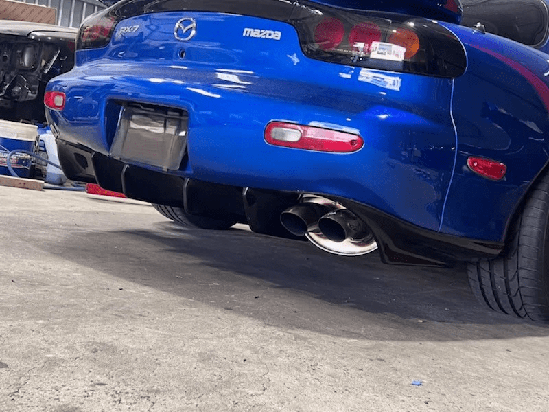 Mazda RX7 FD3S RE AMEMIYA Old Style Rear Diffuser 1992-1997 Kazento Carbon Parts 车身侧板