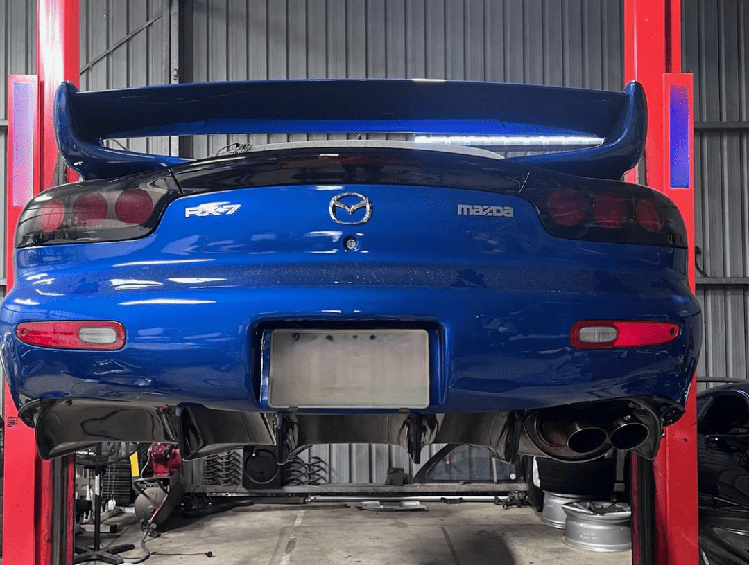 Mazda RX7 FD3S RE AMEMIYA Old Style Rear Diffuser 1992-1997 Kazento Carbon Parts 车身侧板