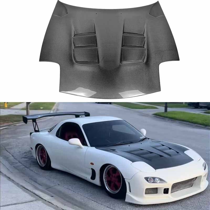 Mazda RX7 FD3S RE-Style Vented Hood Bonnet 1992-1997