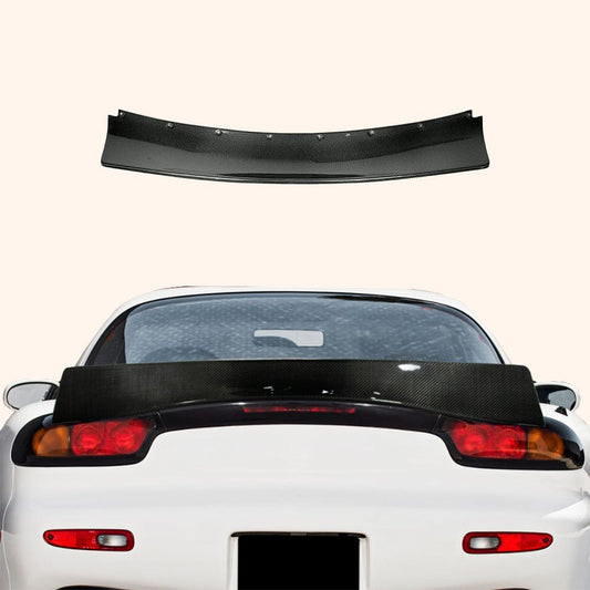 Mazda RX7 RX-7 FD3S RB Style Carbon Rear Trunk Boot Spoiler Ducktail Kazento Carbon Parts 车身侧板 Carbon Fiber FD3S-RS-RB-CF