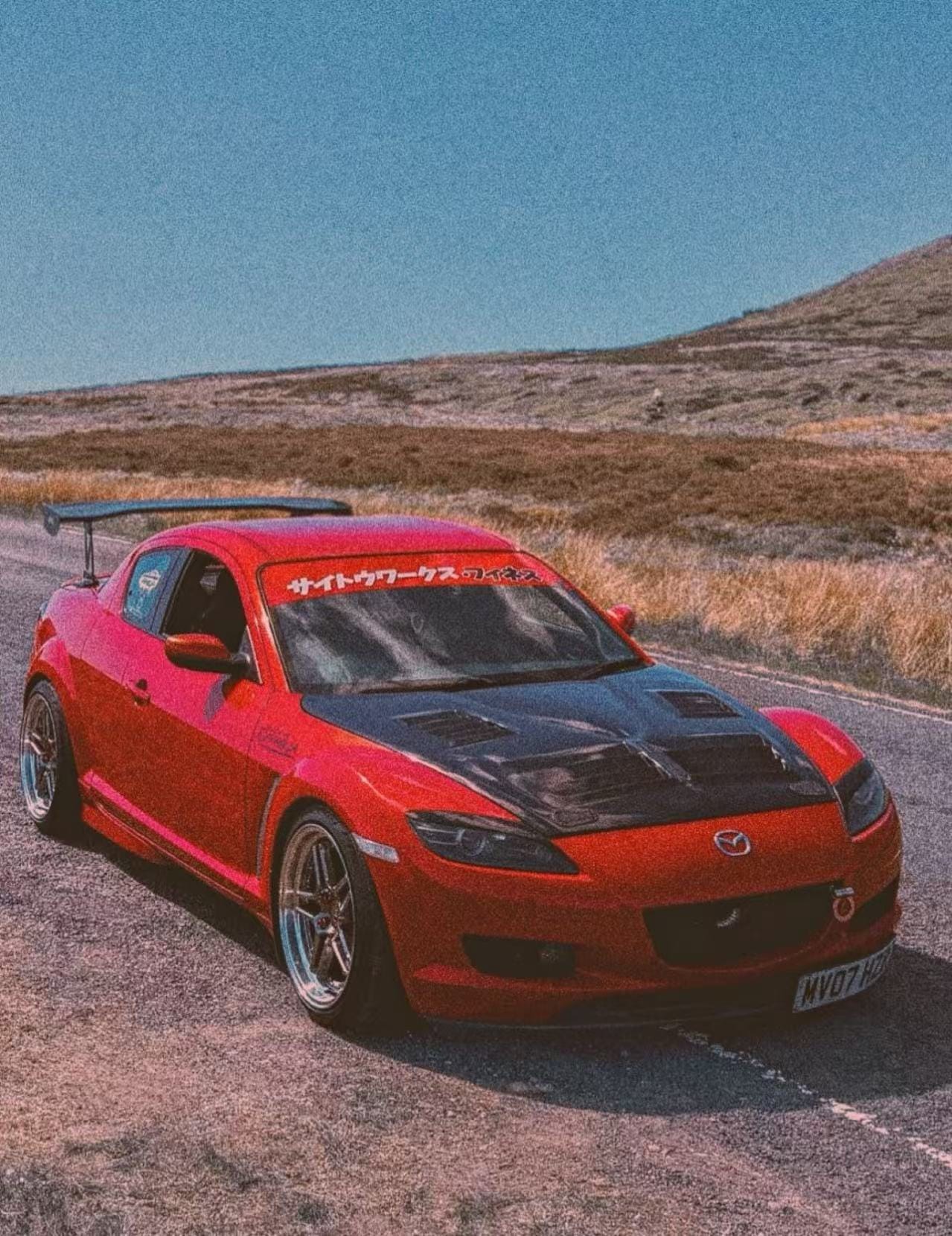 Mazda RX8 SE3P Razor Style Vented Hood Bonnet 2004-2011