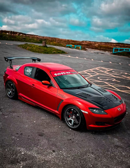 Mazda RX8 SE3P Razor Style Vented Hood Bonnet 2004-2011