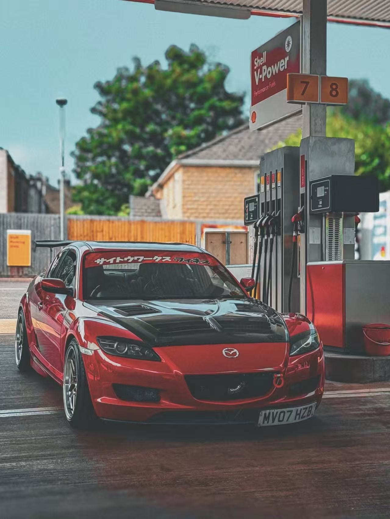 Mazda RX8 SE3P Razor Style Vented Hood Bonnet 2004-2011