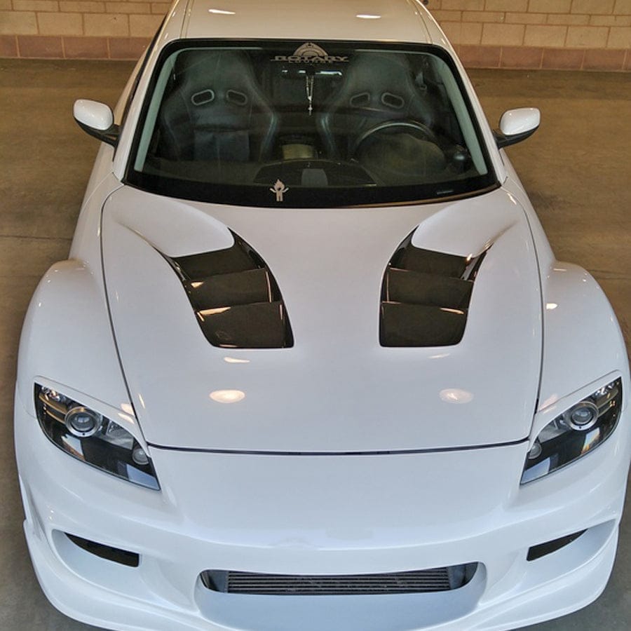 Mazda RX8 SE3P RE Style Vented Hood Bonnet 2004-2011