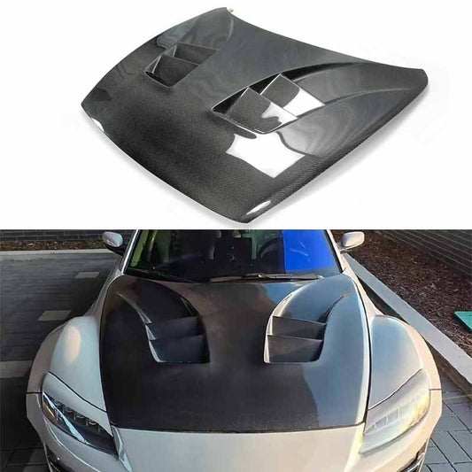 Mazda RX8 SE3P RE Style Vented Hood Bonnet 2004-2011