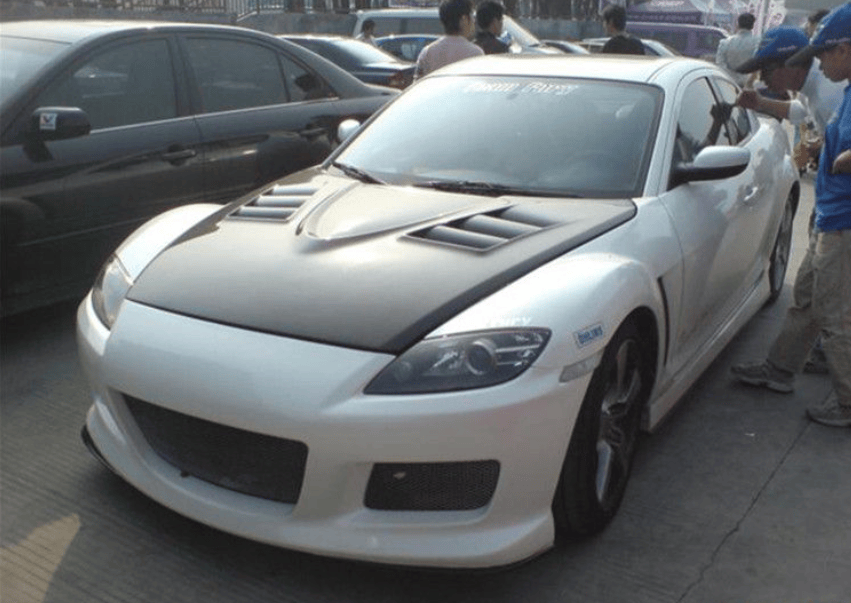 Mazda RX8 SE3P TS Style Vented Hood Bonnet 2004-2011