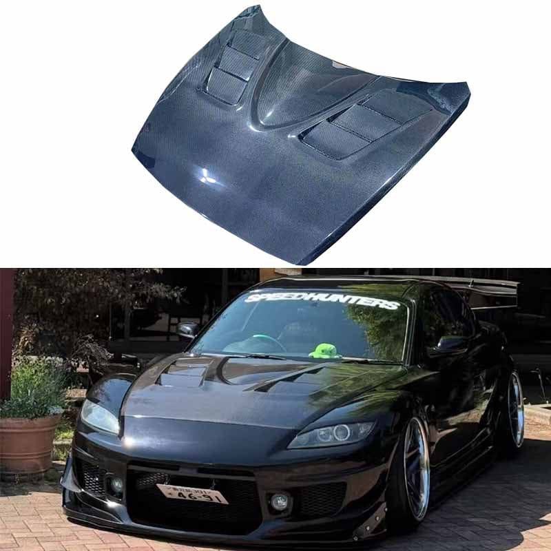Mazda RX8 SE3P TS Style Vented Hood Bonnet 2004-2011