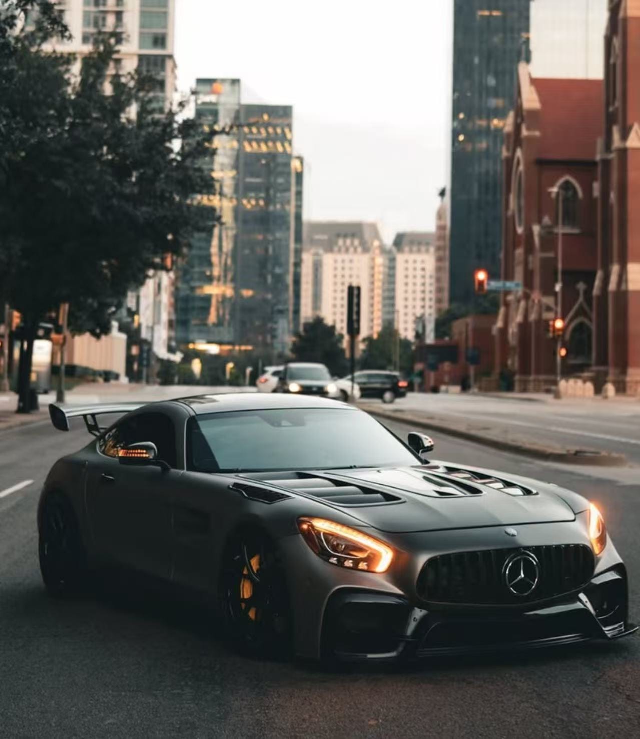 Mercedes Benz AMG GT GTS GTC GTR IMP Type Vented Hood Bonnet 2015-2021