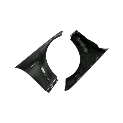 Mercedes Benz C Class W204 C63 AMG Vented Front Fender 2008-2015 Kazento Carbon Parts