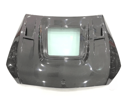 Mercedes W205 C63 AMG Front Vented Hood W/Transparent Window 2015-2022 Kazento Carbon Parts
