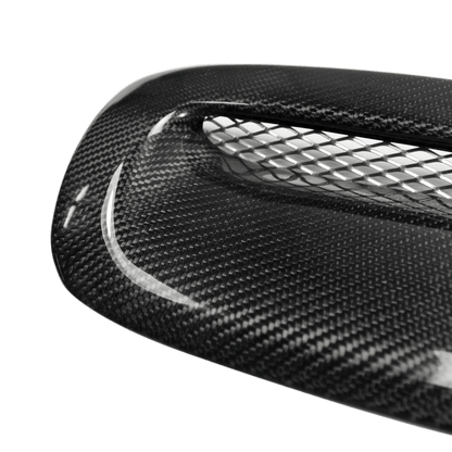 Mini Cooper S MK1 2001-06 R53 Carbon Fiber OE Hood Bonnet Scoop Vents Kazento Carbon Parts 车身侧板 Carbon Fiber R53-SCOOP-CF