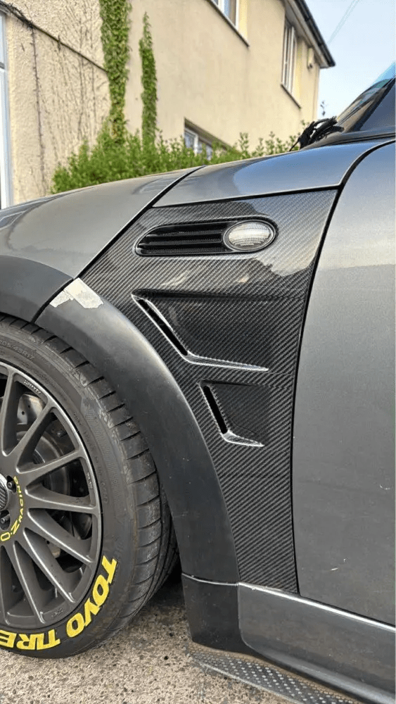 Mini R50 R52 R53 Mini Cooper S Front Vented Fenders Kazento Carbon Parts 车身侧板
