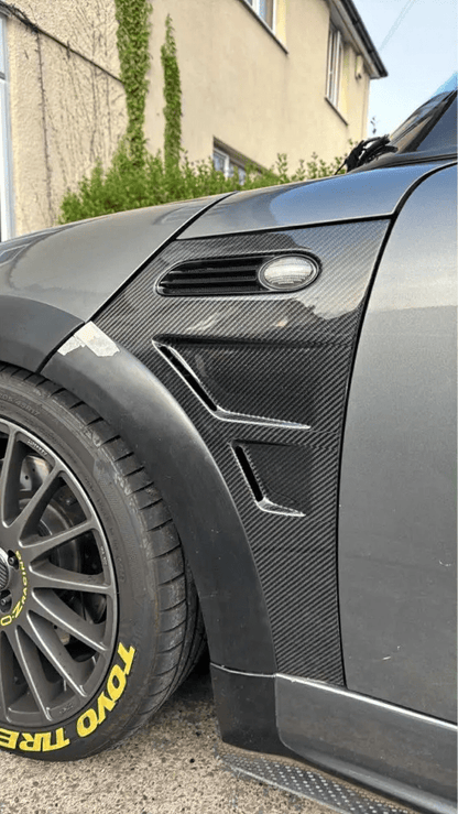 Mini R50 R52 R53 Mini Cooper S Front Vented Fenders Kazento Carbon Parts 车身侧板