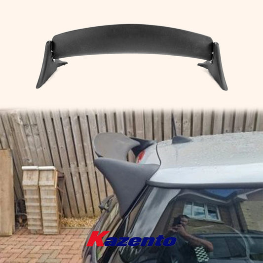 Mini R50 R53 Mini Cooper AQR Type Fiberglass Unpaint Rear Spoiler Wing Kazento Carbon Parts 车身侧板 Fiber Glass (Unpaint) R53-RS-AQR-FRP