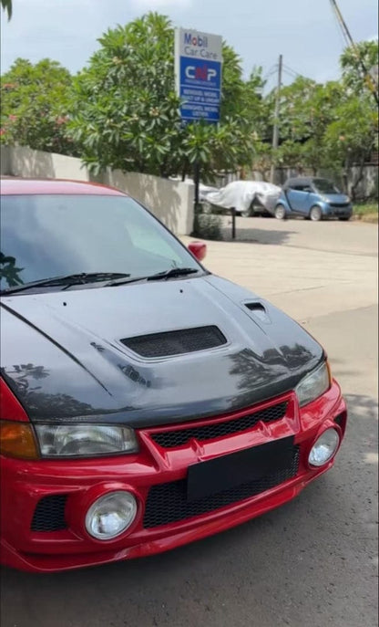 Mitsubishi Evolution 4 OEM Style Vented Hood Bonnet 1996-1997