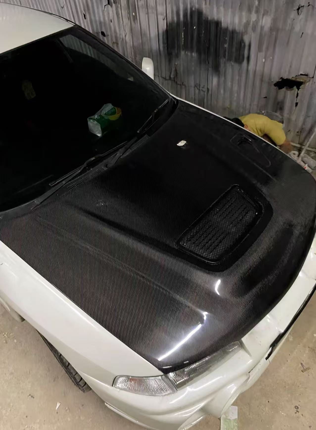 Mitsubishi Evolution 4 OEM Style Vented Hood Bonnet 1996-1997