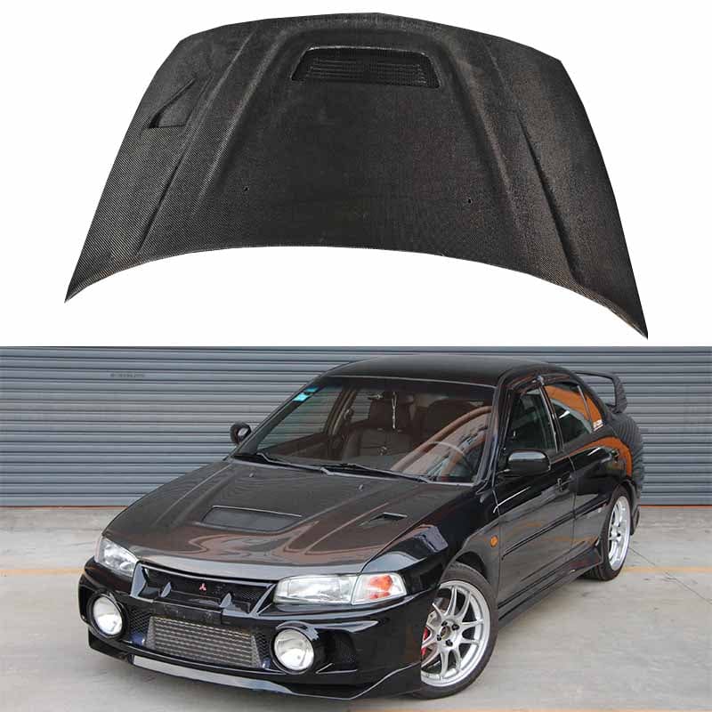 Mitsubishi Evolution 4 OEM Style Vented Hood Bonnet 1996-1997