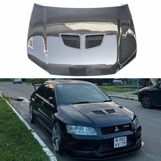 Mitsubishi Evolution 7 OEM Style Vented Hood Bonnet 2001-2002