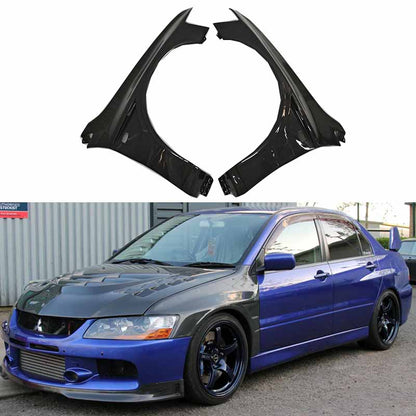 Mitsubishi Evolution 8 9 Front Wider Single Vented Fender 2003-2006