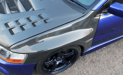 Mitsubishi Evolution 8 9 Front Wider Single Vented Fender 2003-2006