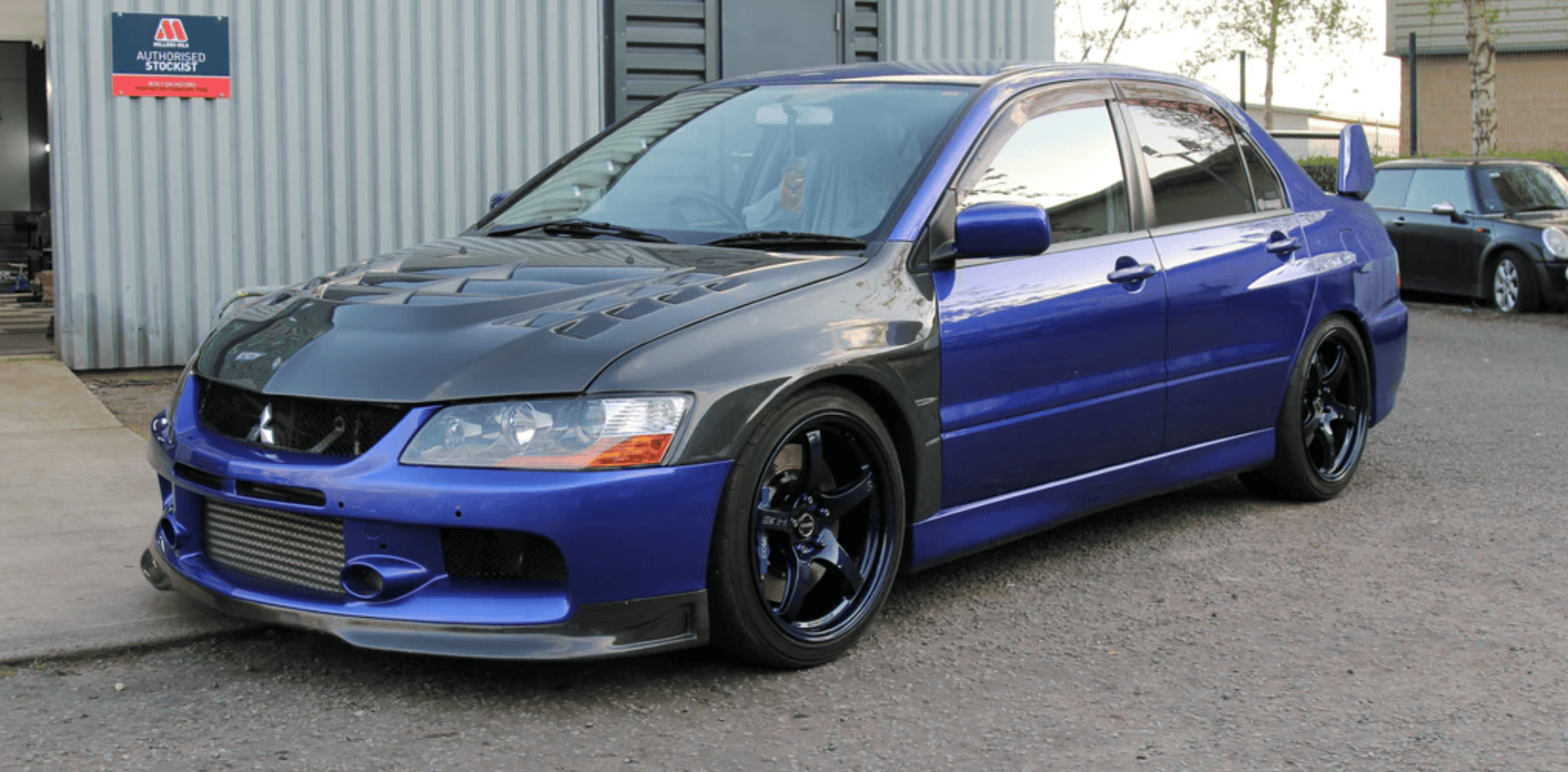 Mitsubishi Evolution 8 9 Front Wider Single Vented Fender 2003-2006